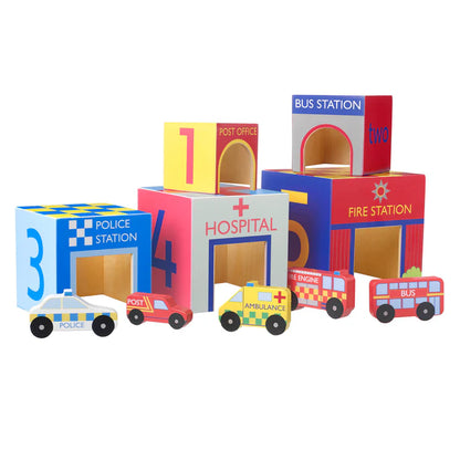 Emergency Services Stacking Cubes