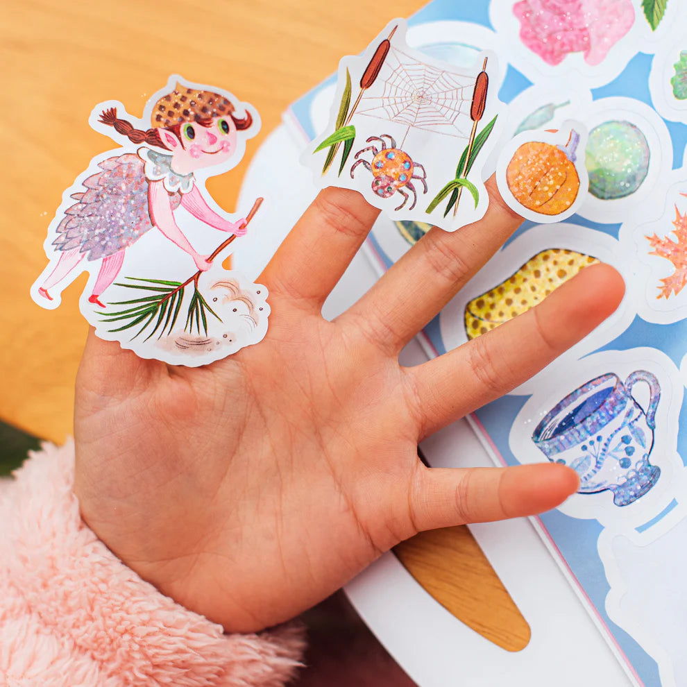 Magical Creatures Shiny Stickers Book