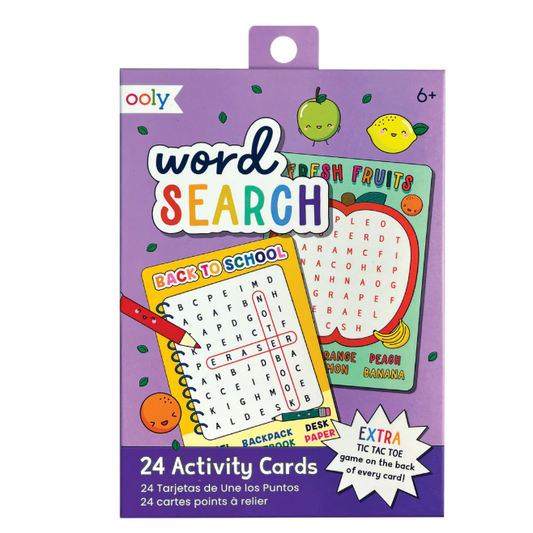 Word Search Activity Cards