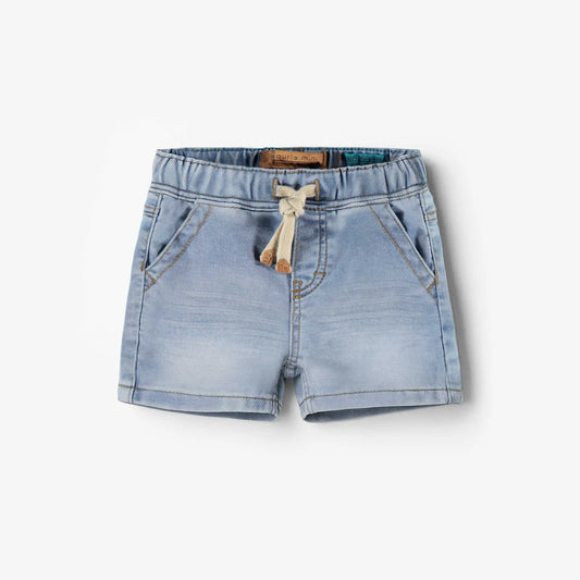 Light Wash Denim Baby Shorts