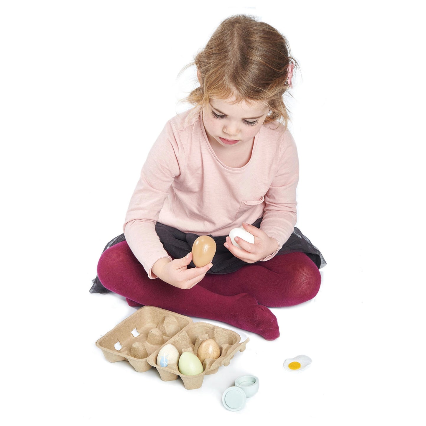 Wooden Eggs Set