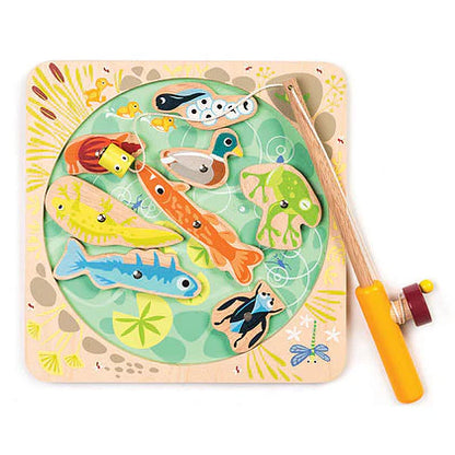 Wooden Pond Dipping Magnetic Game