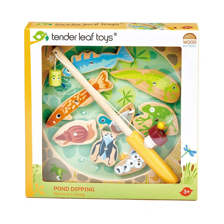 Wooden Pond Dipping Magnetic Game