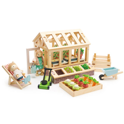 Wooden Greenhouse & Garden Set
