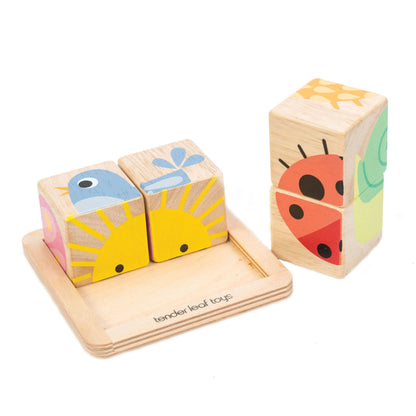 Wooden Garden Baby Blocks