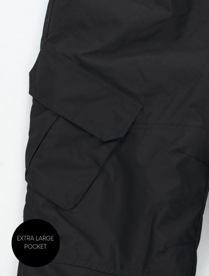 Snowrider Convertible Ski Pants- Black