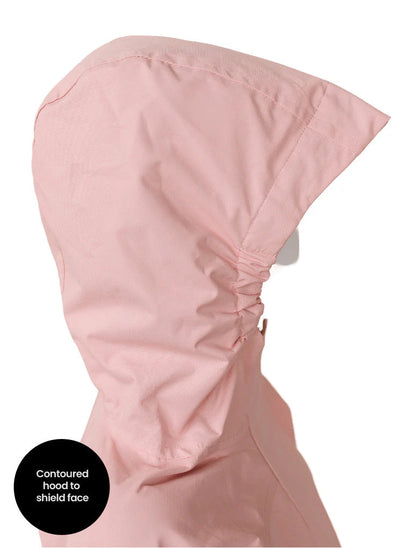 SplashMagic Fleece-Lined Waterproof Jacket- Dusky Pink/Unicorn