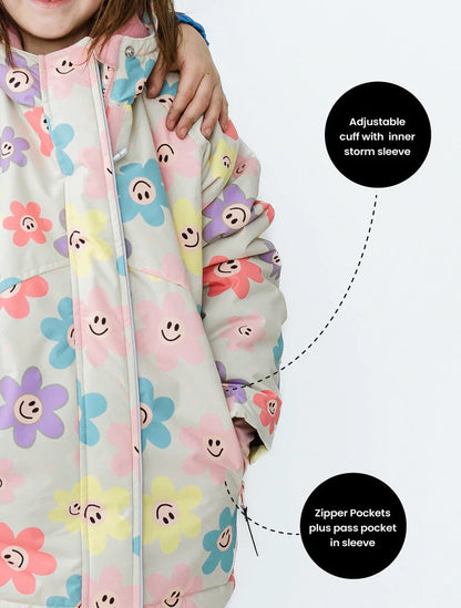 Snowrider Winter Jacket- Happy Daisy