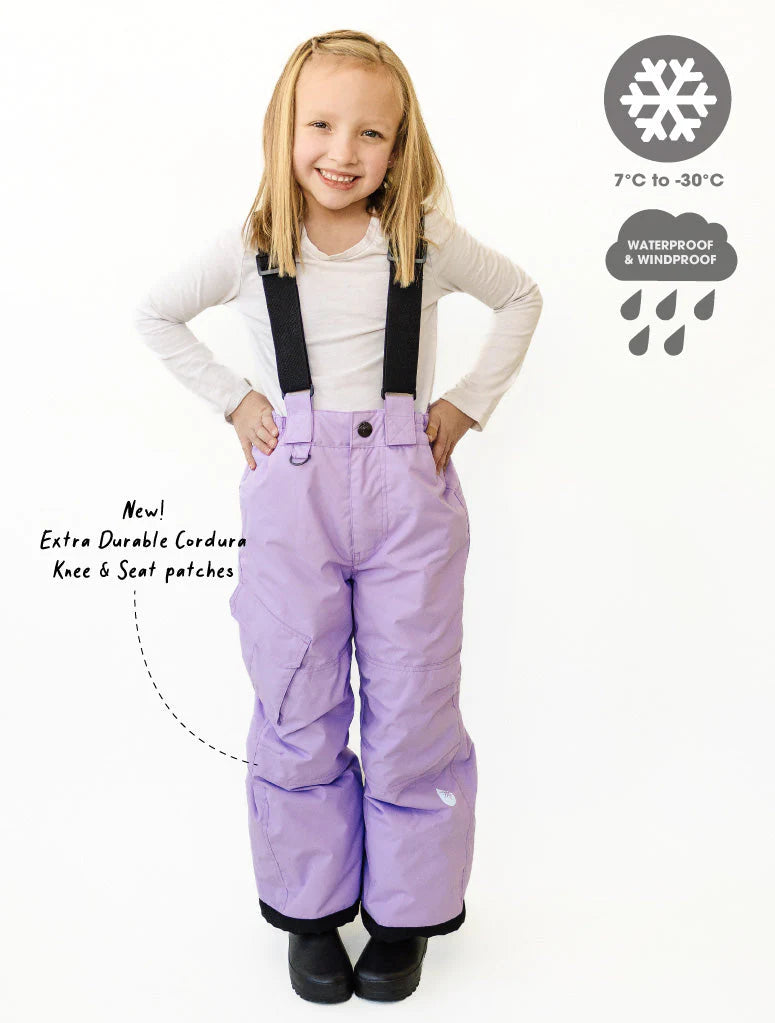 Snowrider Convertible Ski Pants- Periwinkle