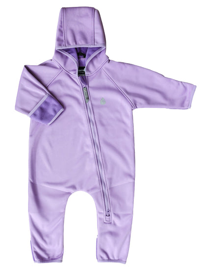 All-Weather Fleece Onesie- Periwinkle