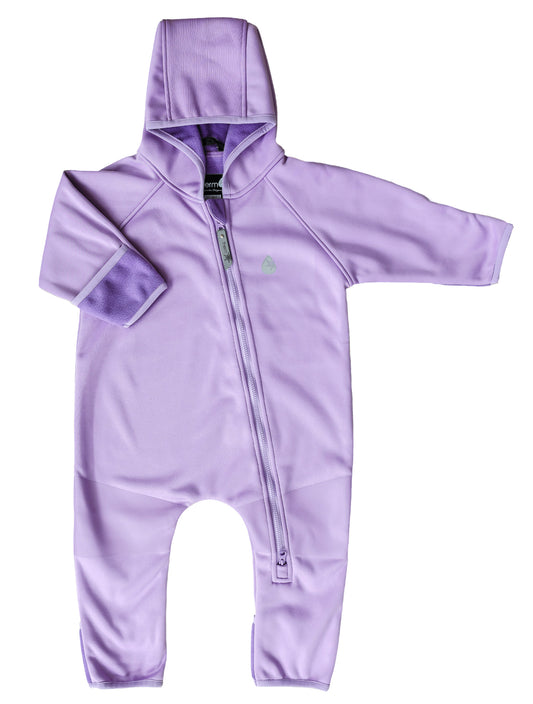 All-Weather Fleece Onesie- Periwinkle