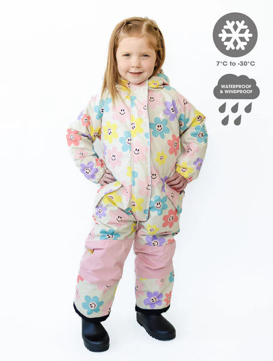 Snowrider 1pc. Snowsuit- Happy Daisy