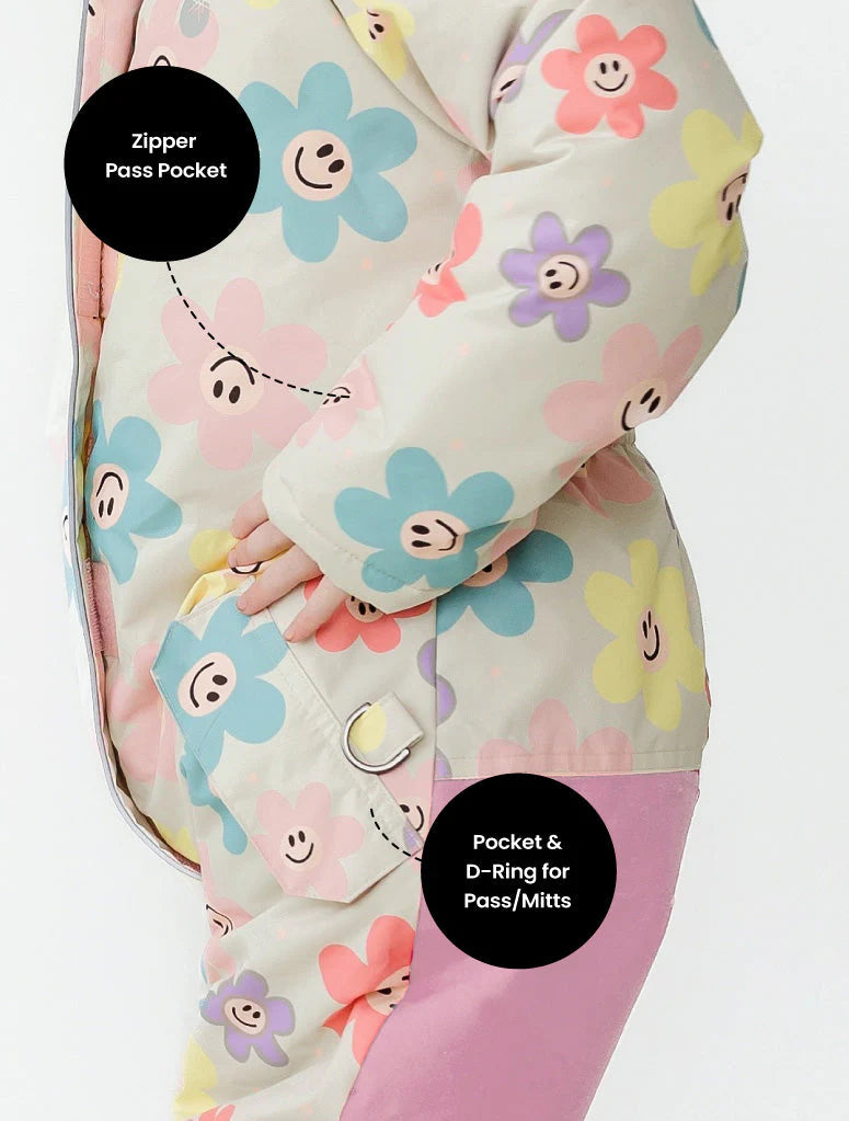 Snowrider 1pc. Snowsuit- Happy Daisy