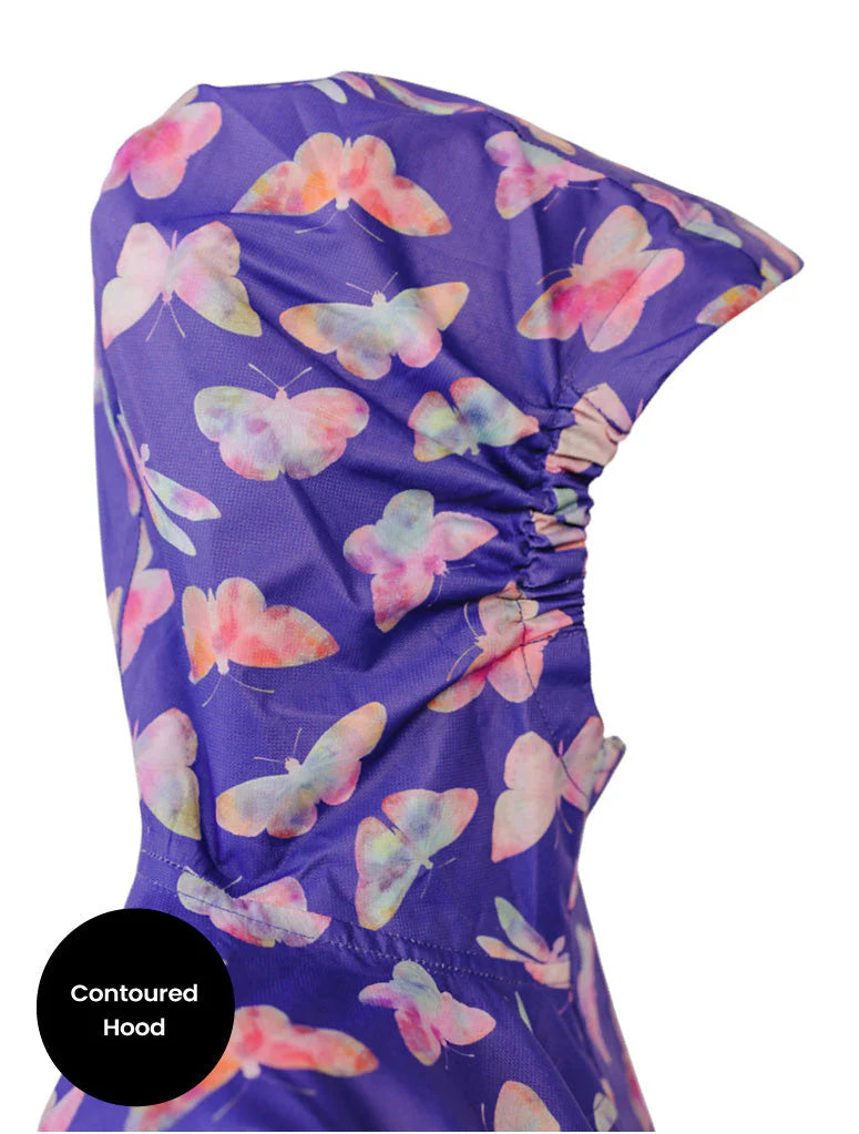 Packaway Rainshell Jacket- Butterfly