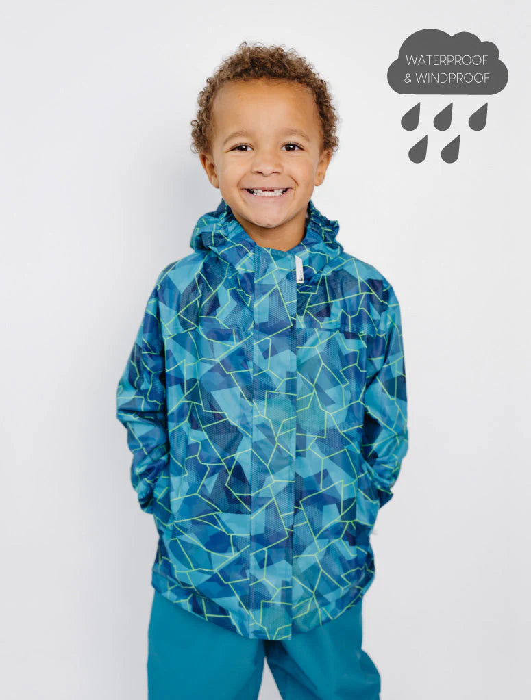 Packaway Rainshell Jacket- Geo Tech