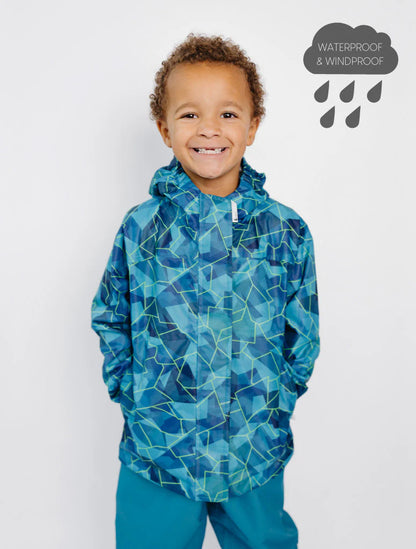 Packaway Rainshell Jacket- Geo Tech