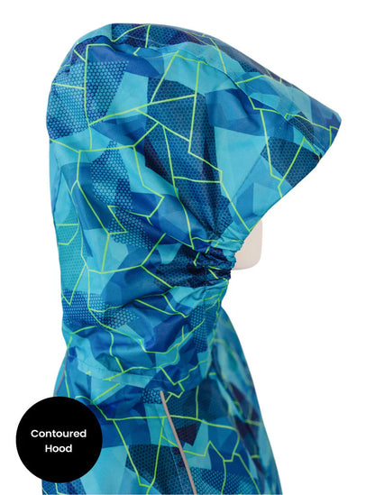 Packaway Rainshell Jacket- Geo Tech