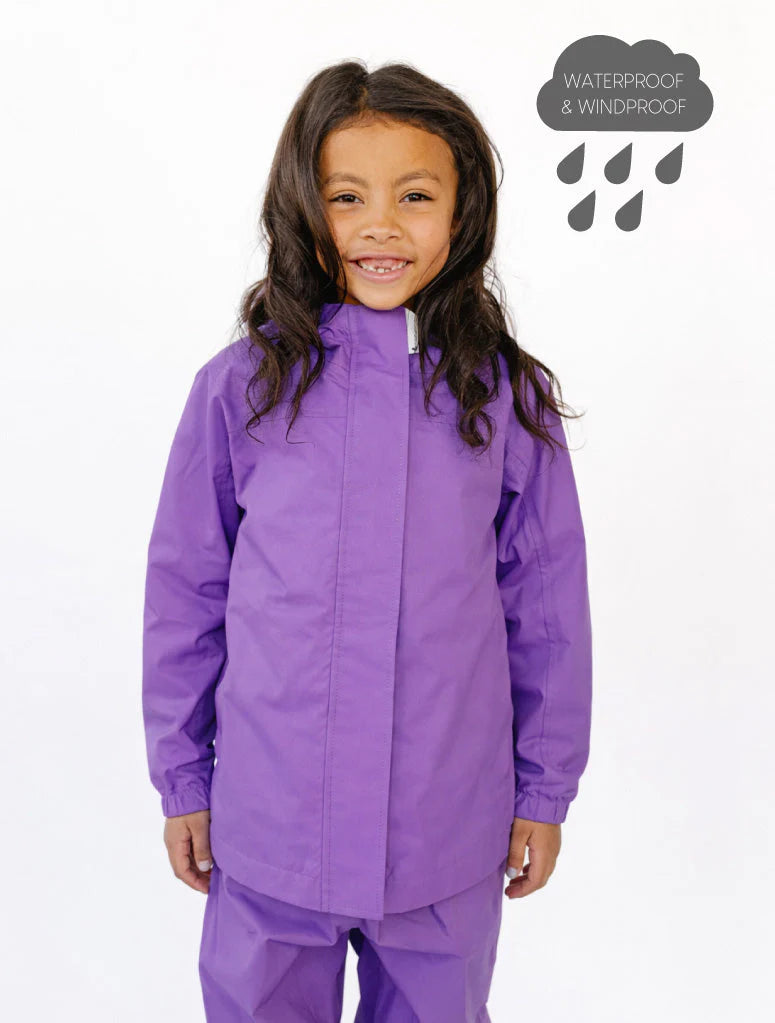 SplashMagic Rainshell Jacket- Violet/Fantasyland