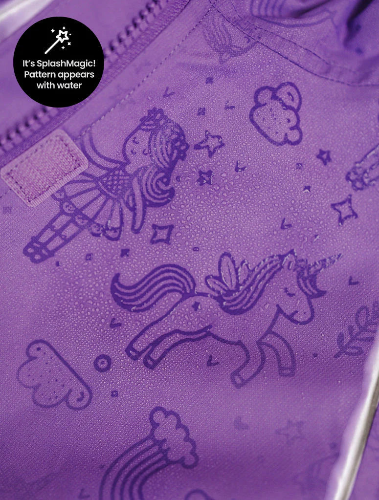 SplashMagic Rainshell Jacket- Violet/Fantasyland