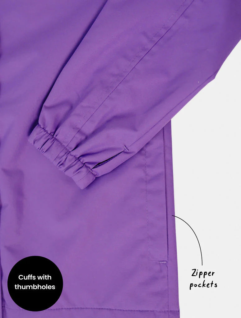 SplashMagic Rainshell Jacket- Violet/Fantasyland