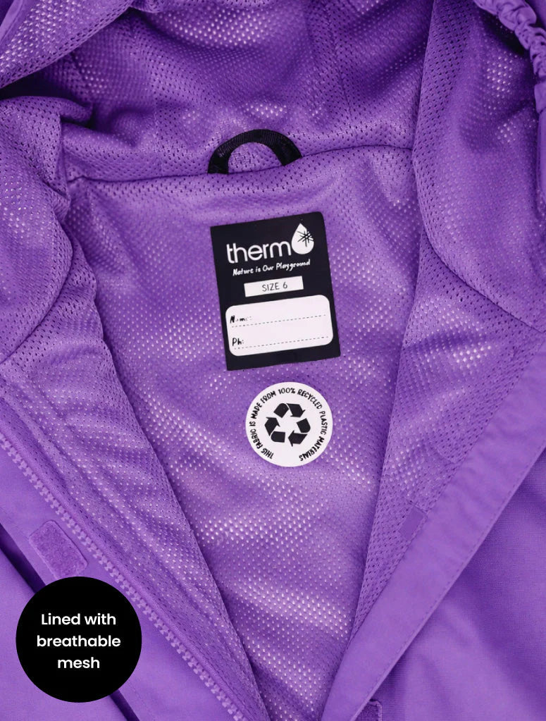 SplashMagic Rainshell Jacket- Violet/Fantasyland