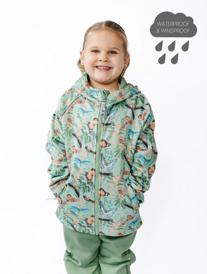 All-Weather Fleece Hoodie- Butterfly Meadow