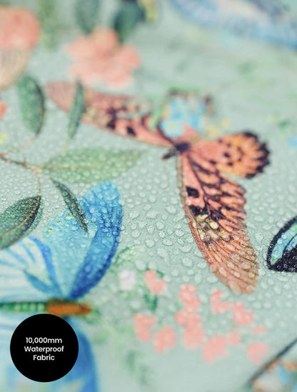 All-Weather Fleece Hoodie- Butterfly Meadow