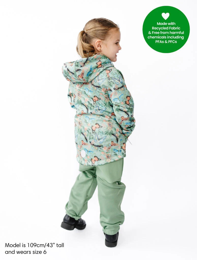 All-Weather Fleece Hoodie- Butterfly Meadow