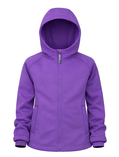 All-Weather Fleece Hoodie- Violet