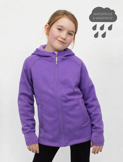 All-Weather Fleece Hoodie- Violet