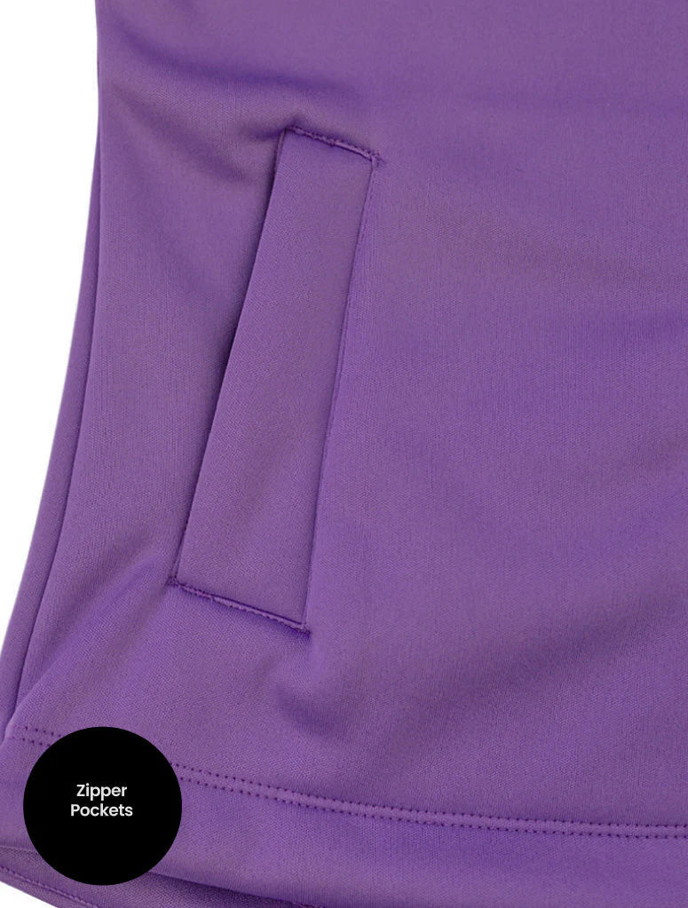 All-Weather Fleece Hoodie- Violet