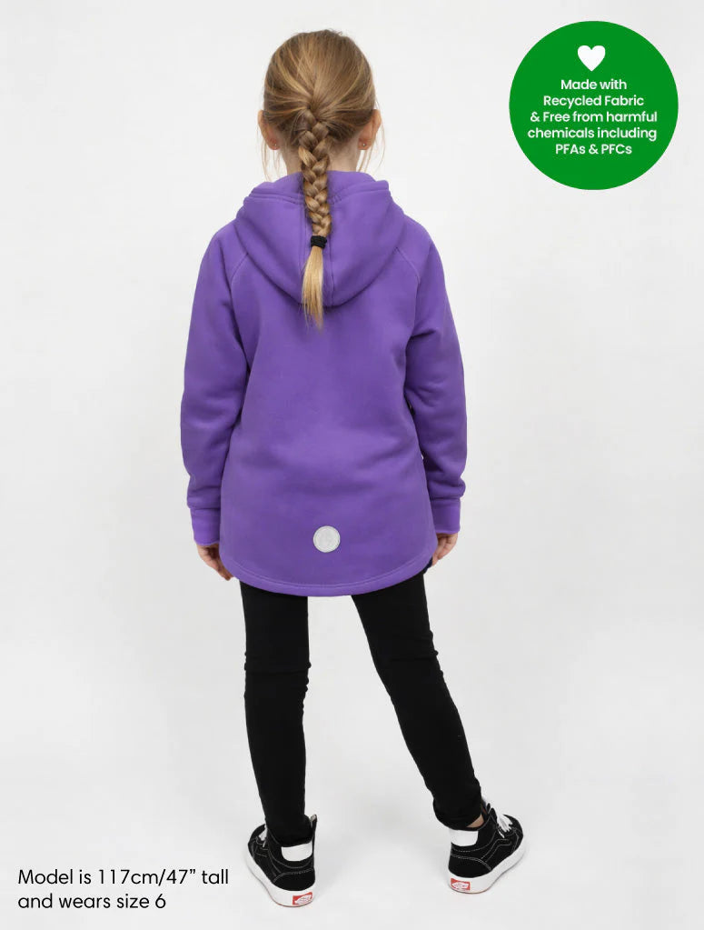 All-Weather Fleece Hoodie- Violet