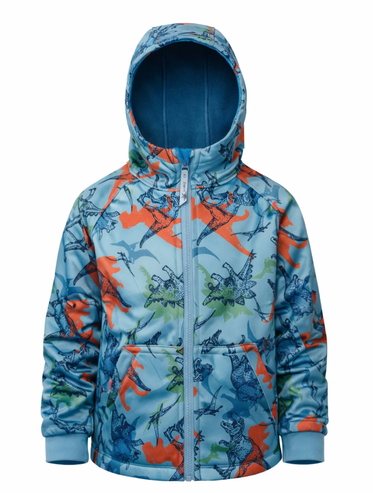 All-Weather Fleece Hoodie- Dino