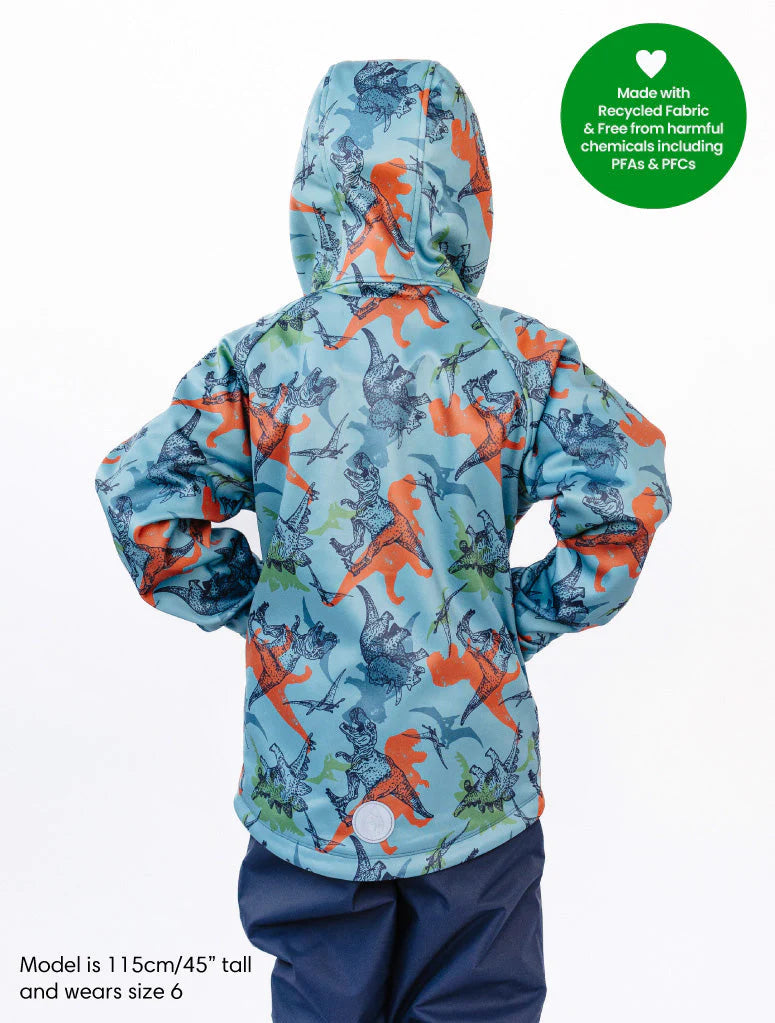 All-Weather Fleece Hoodie- Dino