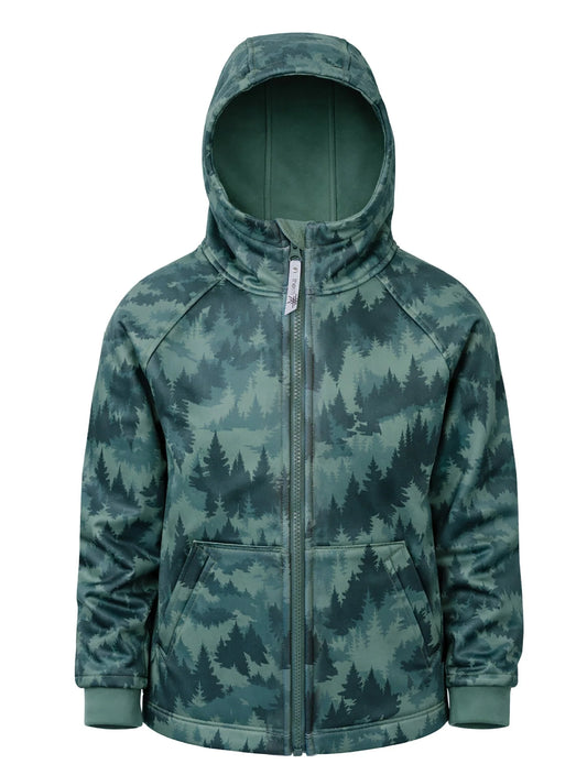 All-Weather Fleece Hoodie- Forest Camo
