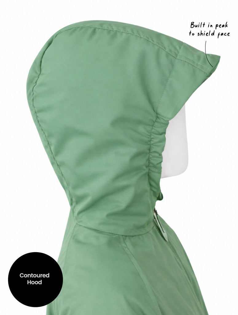 SplashMagic Hydracloud Puffer Jacket- Forest Moss/Happy Earth