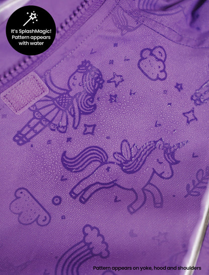 SplashMagic Hydracloud Puffer Jacket- Violet/Magical Friends