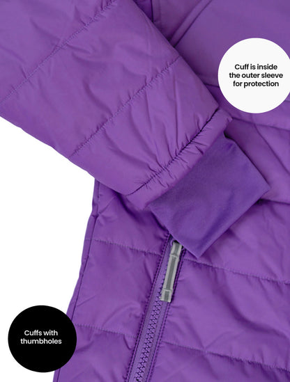 SplashMagic Hydracloud Puffer Jacket- Violet/Magical Friends