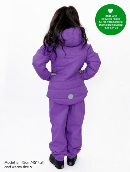 SplashMagic Hydracloud Puffer Jacket- Violet/Magical Friends