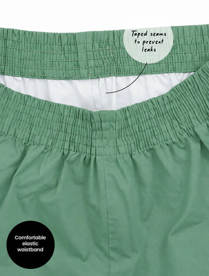 Forest Moss Shell Splash Pants