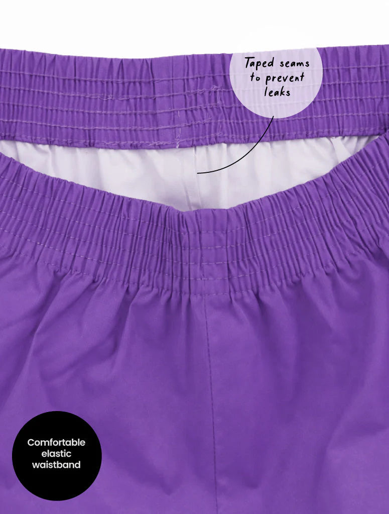 Violet Shell Splash Pants