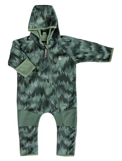 All-Weather Fleece Onesie- Forest Camo