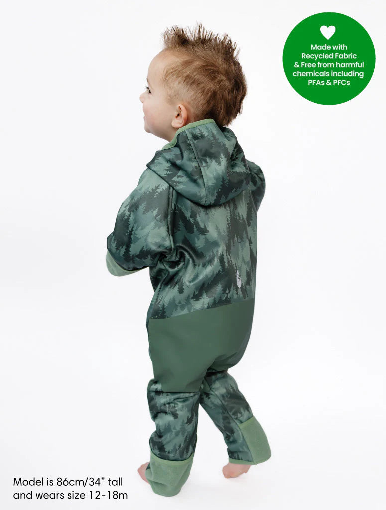 All-Weather Fleece Onesie- Forest Camo