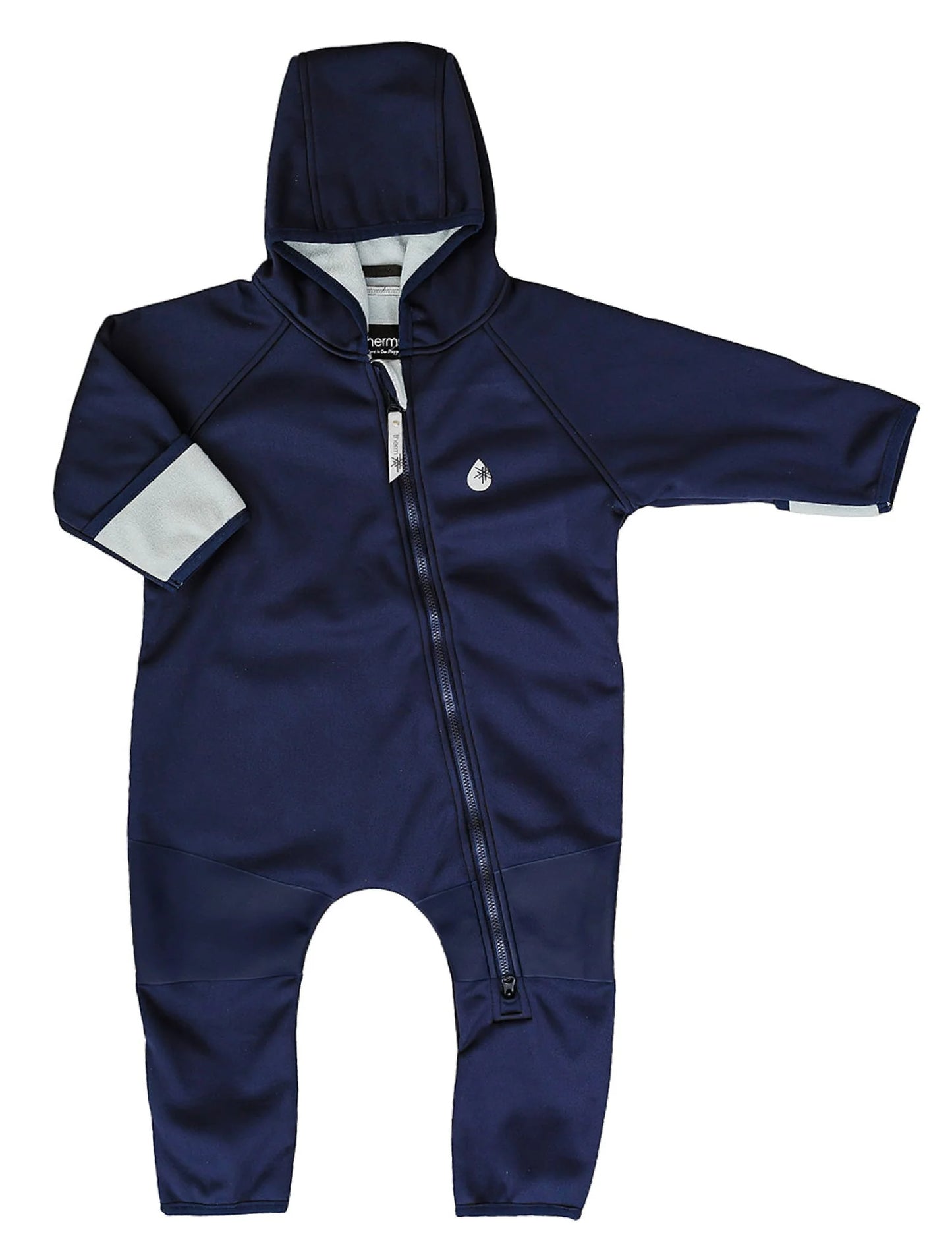 All-Weather Fleece Onesie- Navy