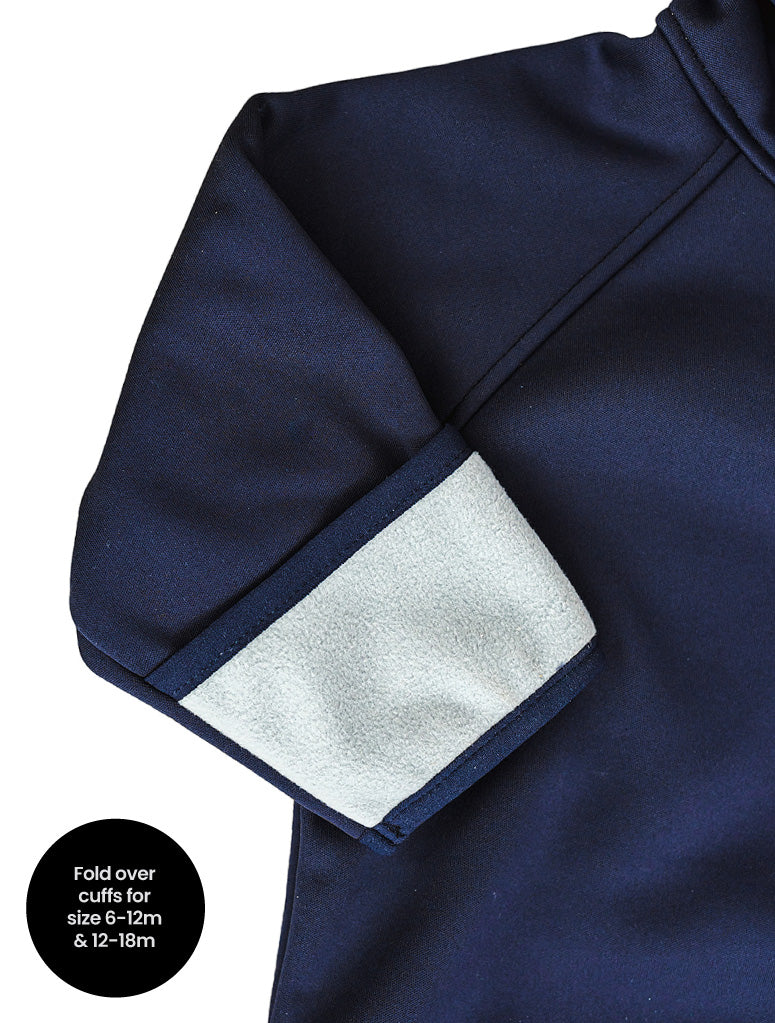 All-Weather Fleece Onesie- Navy