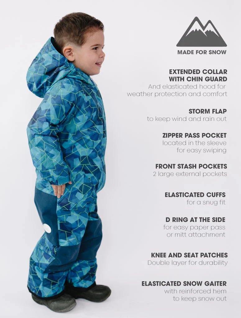 Snowrider 1pc. Snowsuit- Geo Tech