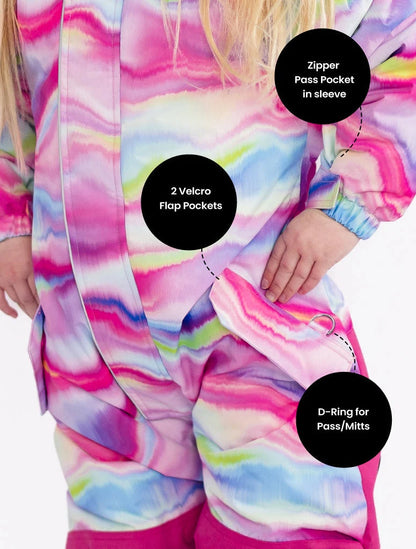 Snowrider 1pc. Snowsuit- Rainbow Wave