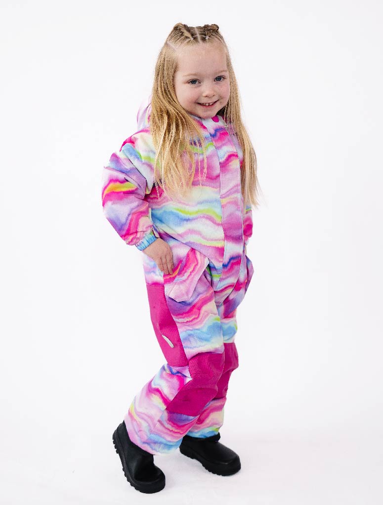 Snowrider 1pc. Snowsuit- Rainbow Wave