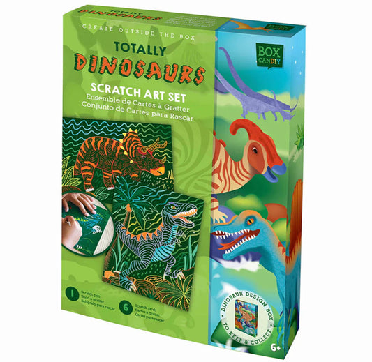 Totally Dinosaurs Scratch Art Set