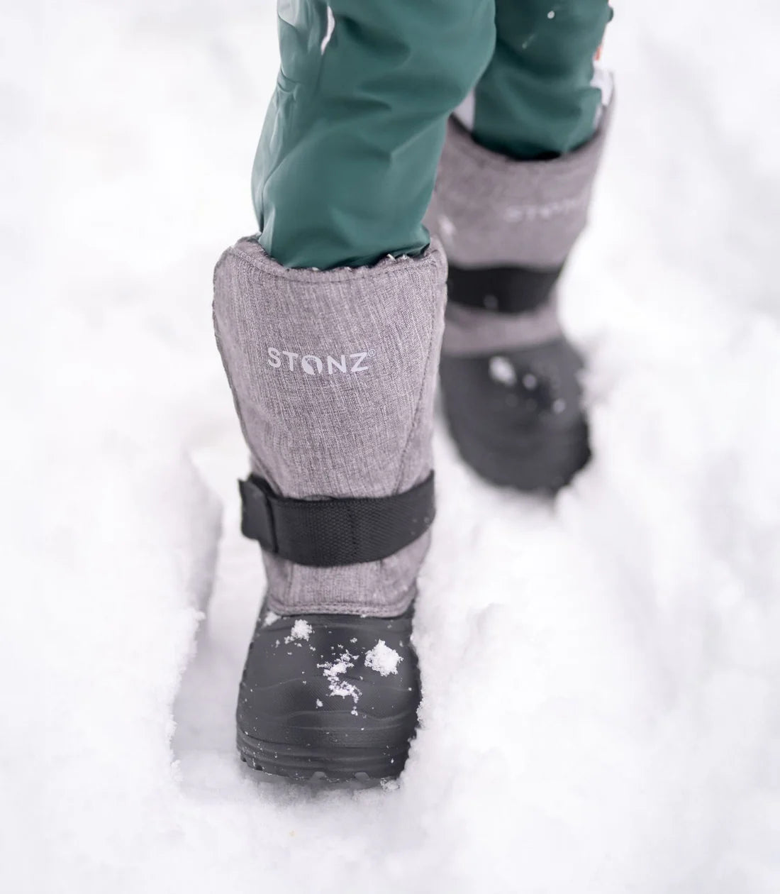 Kids Trek Winter Boots- Heather Grey